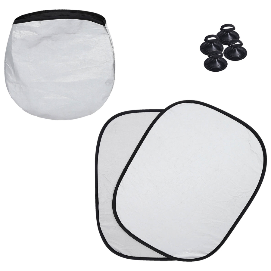 JUEGO DE PROTECTORES SOLARES PARA VENTAS INCLUYEN CHUPONES DOS PIEZAS Y UNA FUNDA PARA GUARDAR  F052