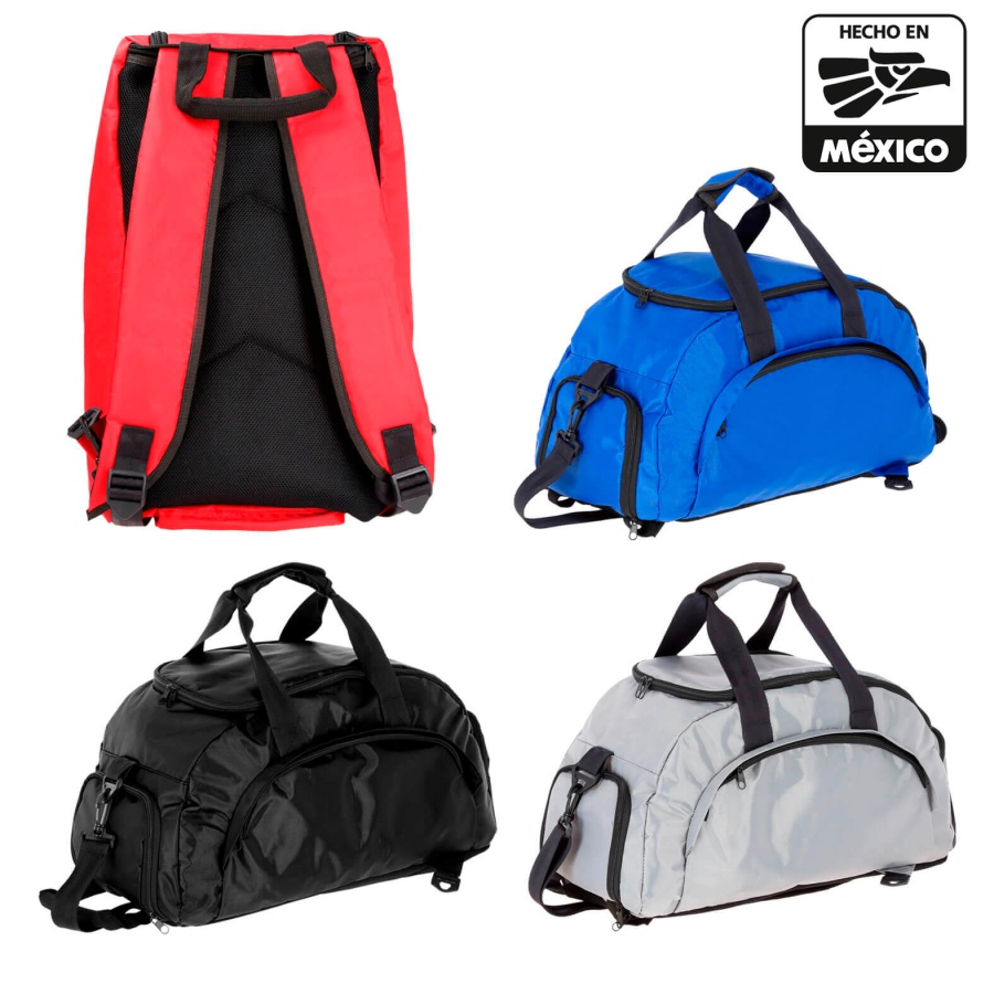 MALETA DEPORTIVA QUE SE CONVIERTE EN MOCHILA CON 2 BROCHES DE SEGURIDAD AJUSTABLE Y TIRANTESF096